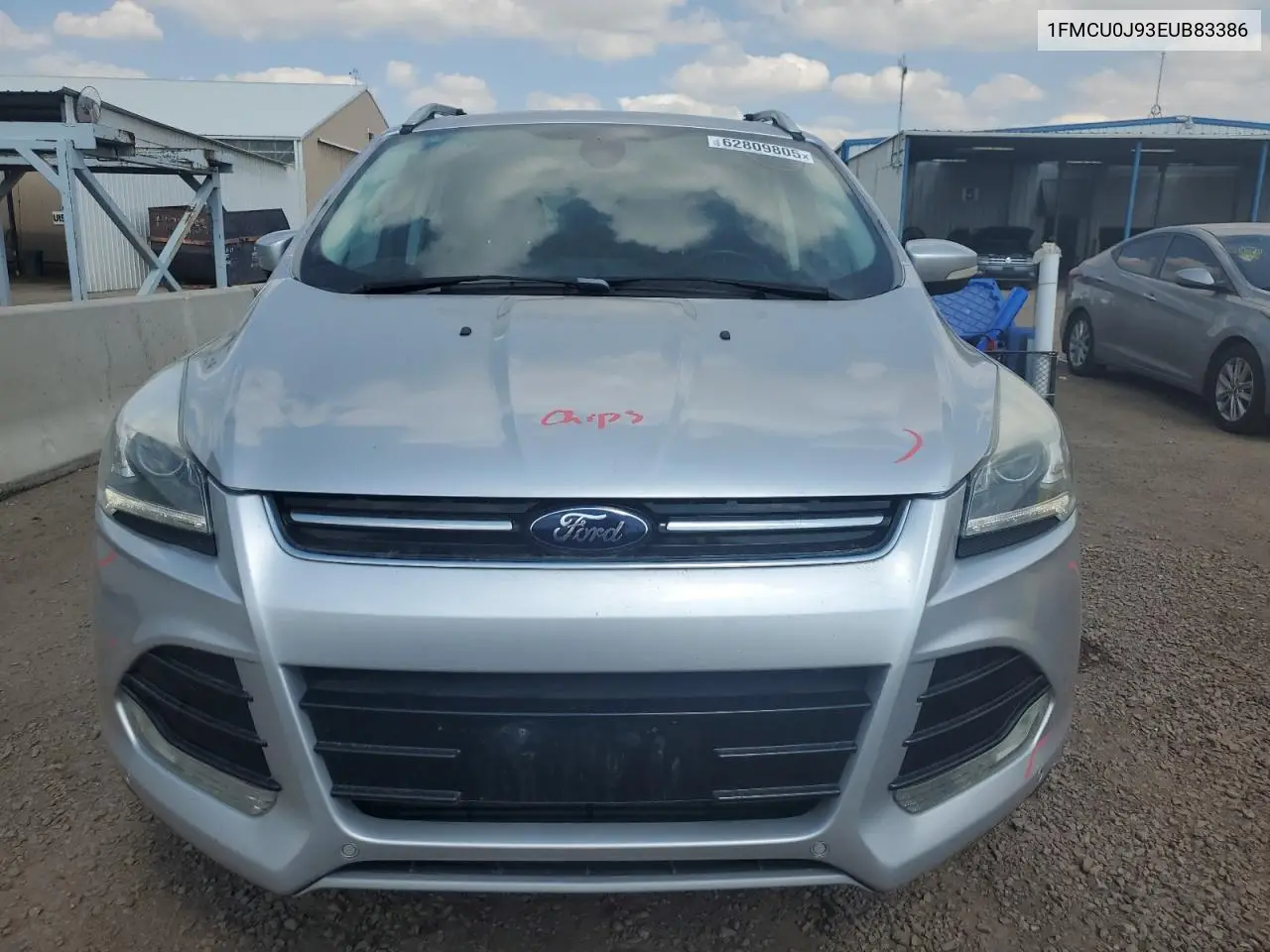 2014 Ford Escape Titanium VIN: 1FMCU0J93EUB83386 Lot: 62809805