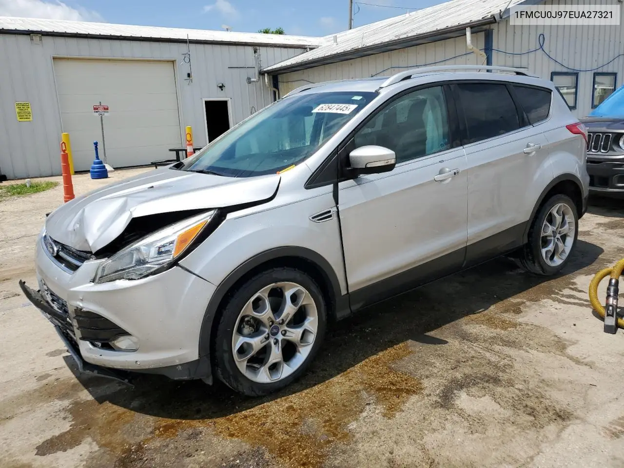 2014 Ford Escape Titanium VIN: 1FMCU0J97EUA27321 Lot: 62847445