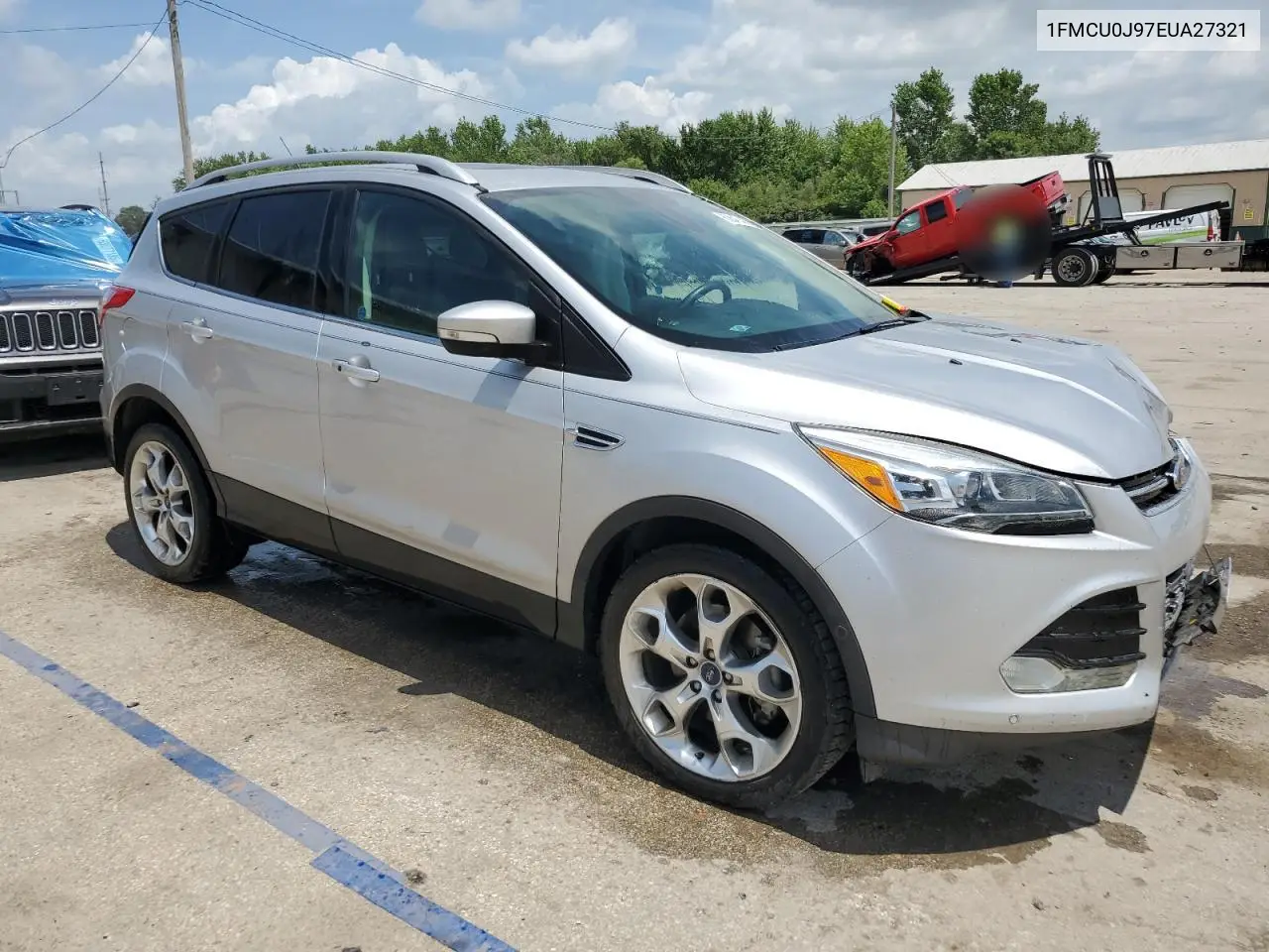 2014 Ford Escape Titanium VIN: 1FMCU0J97EUA27321 Lot: 62847445