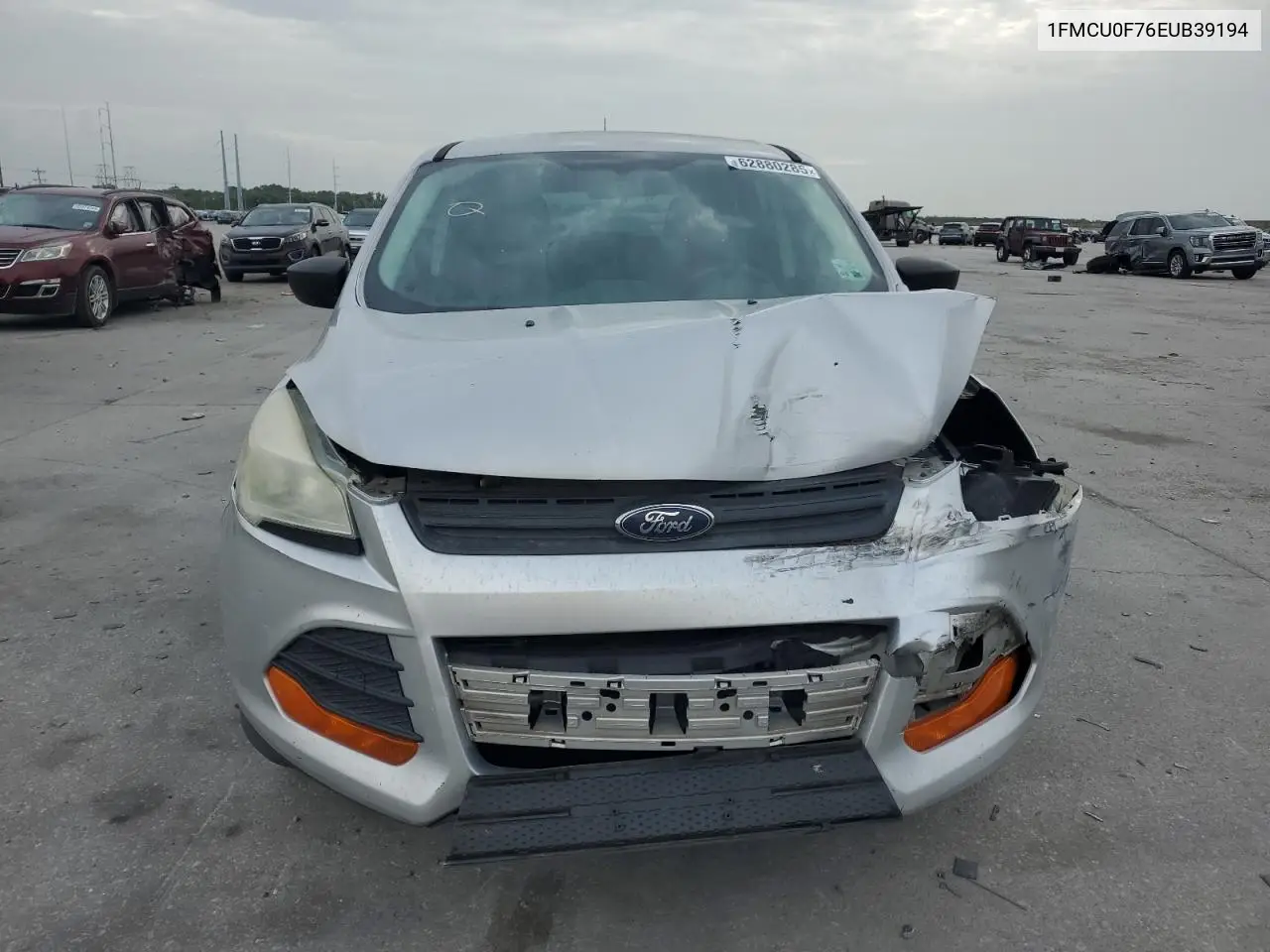 2014 Ford Escape S VIN: 1FMCU0F76EUB39194 Lot: 62880285