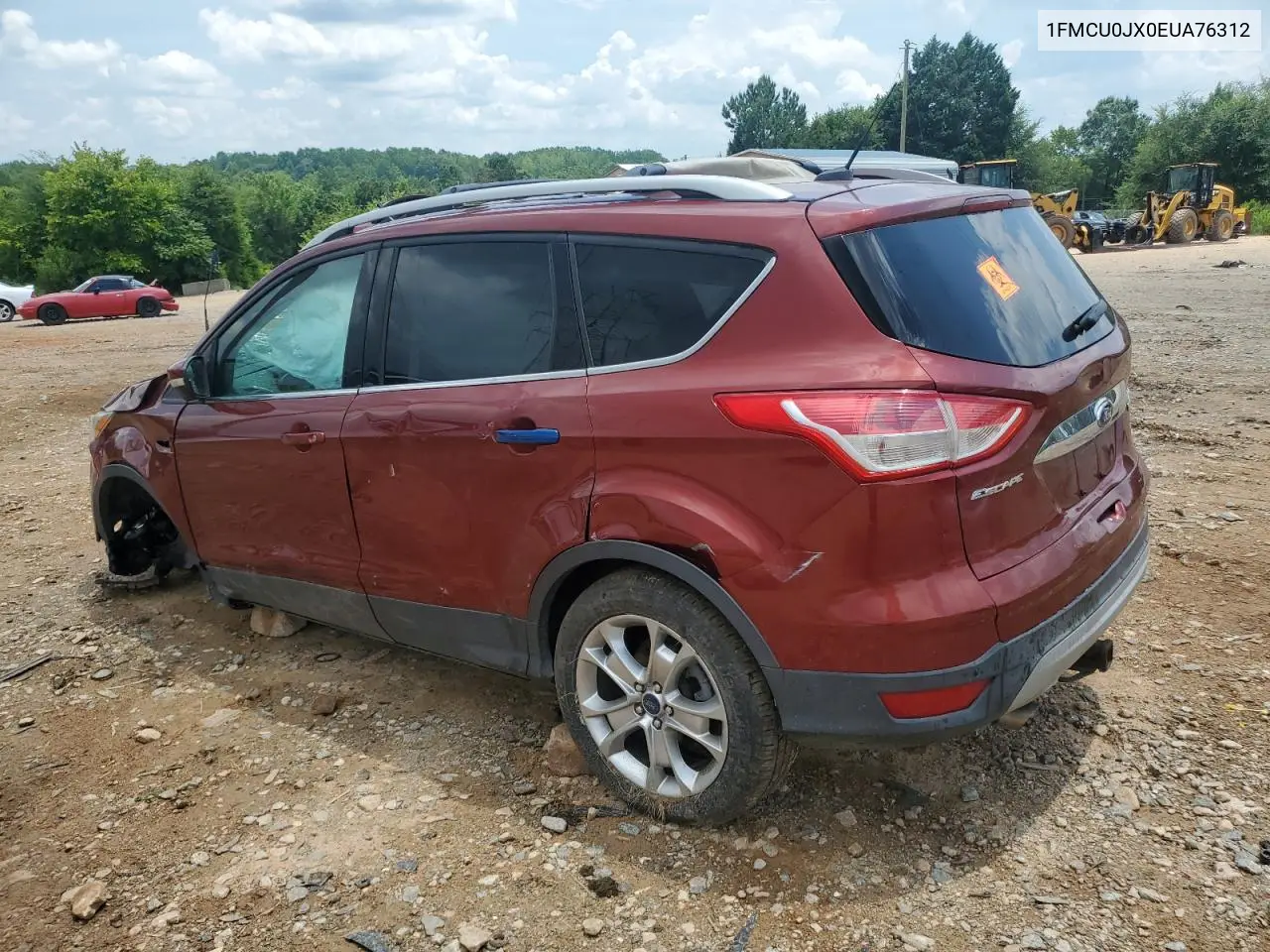 2014 Ford Escape Titanium VIN: 1FMCU0JX0EUA76312 Lot: 62953115