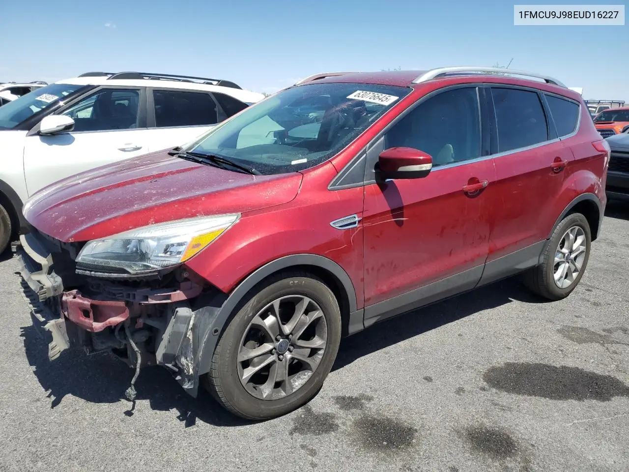 2014 Ford Escape Titanium VIN: 1FMCU9J98EUD16227 Lot: 63076645