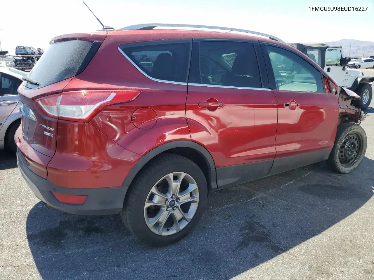 2014 Ford Escape Titanium VIN: 1FMCU9J98EUD16227 Lot: 63076645