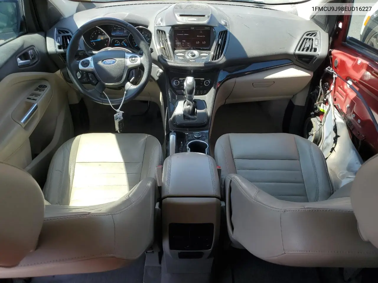 2014 Ford Escape Titanium VIN: 1FMCU9J98EUD16227 Lot: 63076645