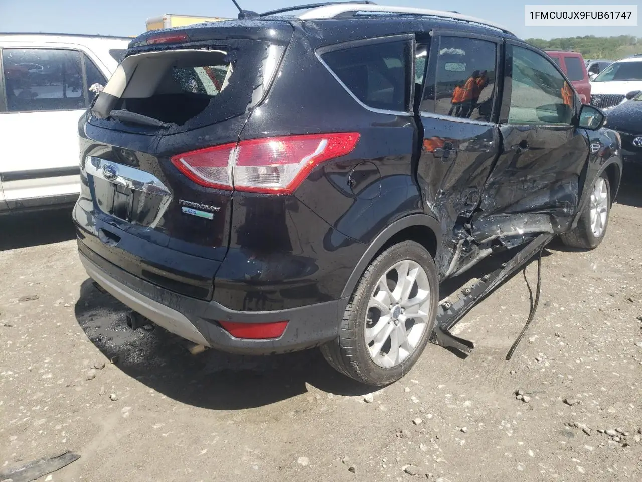 2015 Ford Escape Titanium VIN: 1FMCU0JX9FUB61747 Lot: 50790033
