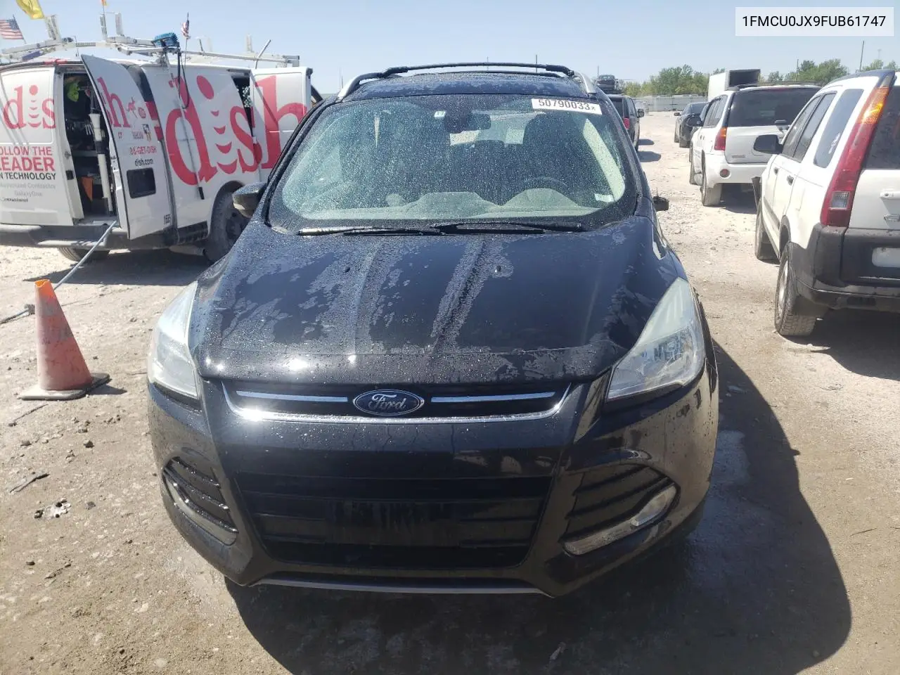 2015 Ford Escape Titanium VIN: 1FMCU0JX9FUB61747 Lot: 50790033