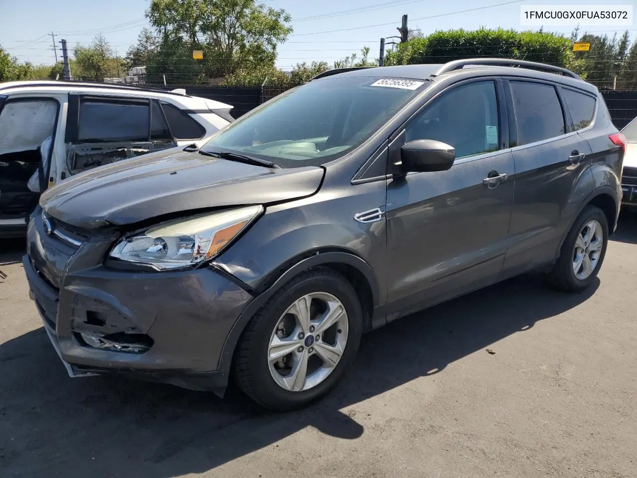 2015 Ford Escape Se VIN: 1FMCU0GX0FUA53072 Lot: 56256395