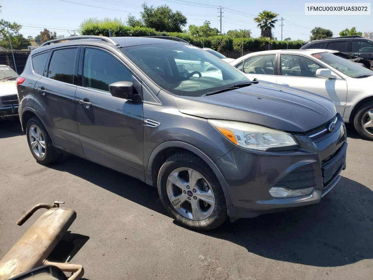 2015 Ford Escape Se VIN: 1FMCU0GX0FUA53072 Lot: 56256395