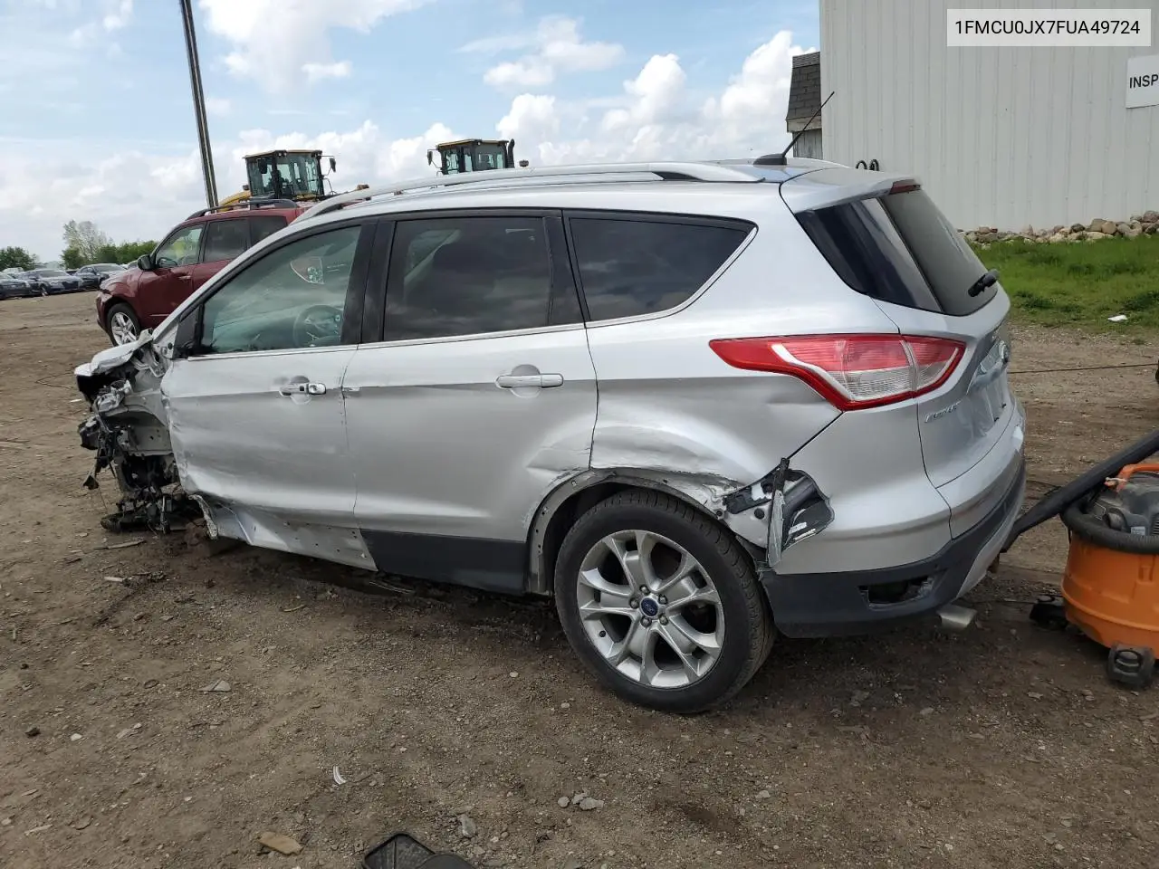 2015 Ford Escape Titanium VIN: 1FMCU0JX7FUA49724 Lot: 56676655