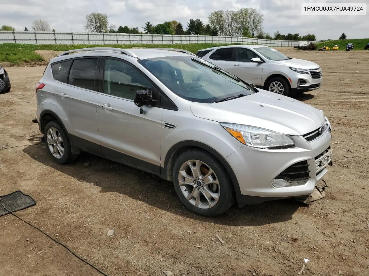 2015 Ford Escape Titanium VIN: 1FMCU0JX7FUA49724 Lot: 56676655