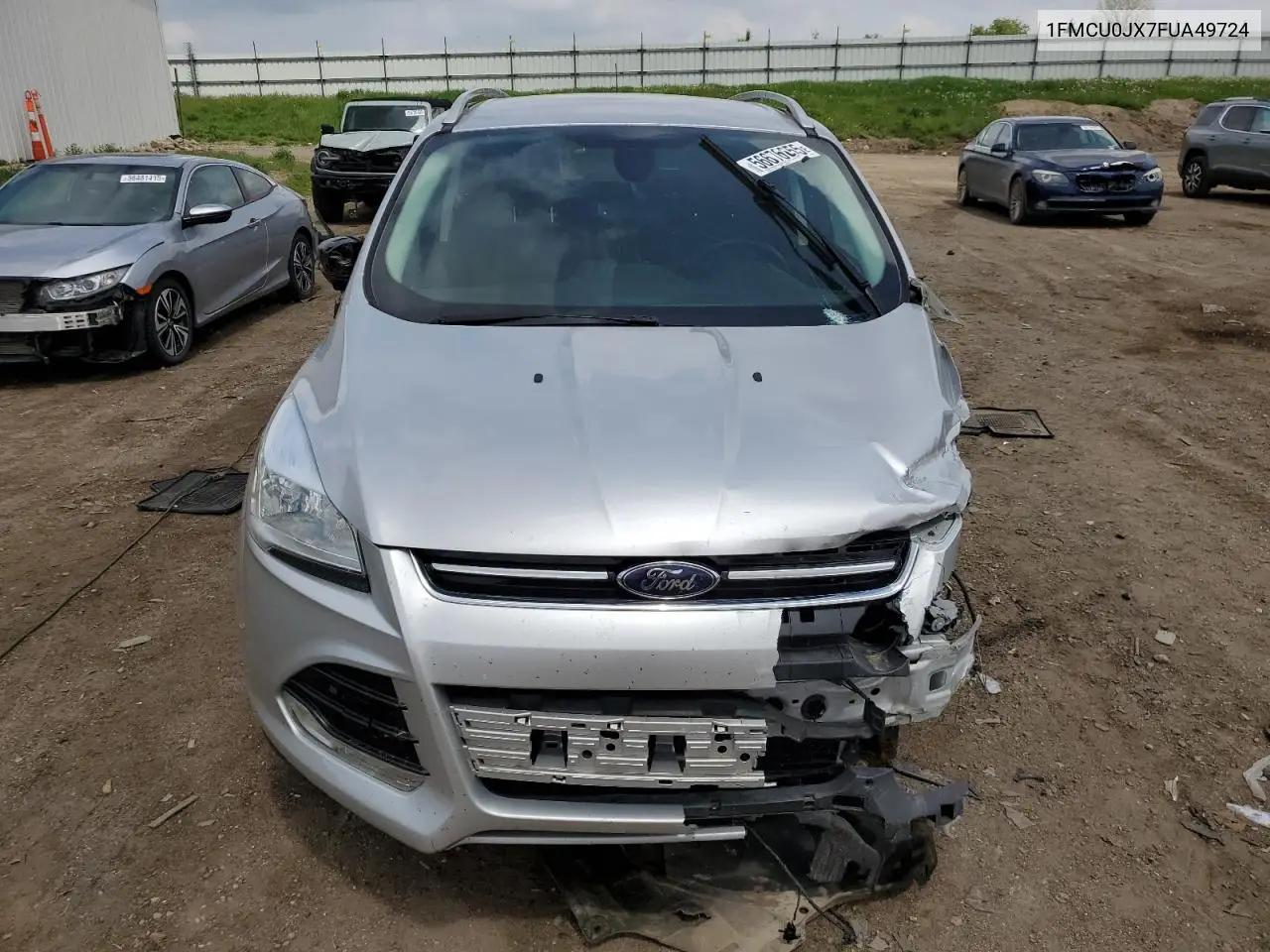 2015 Ford Escape Titanium VIN: 1FMCU0JX7FUA49724 Lot: 56676655