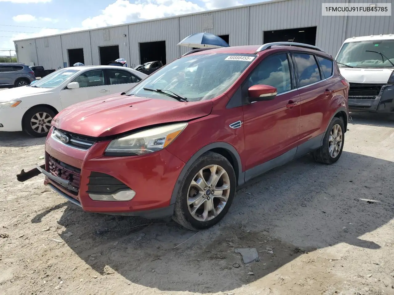 2015 Ford Escape Titanium VIN: 1FMCU0J91FUB45785 Lot: 56888455