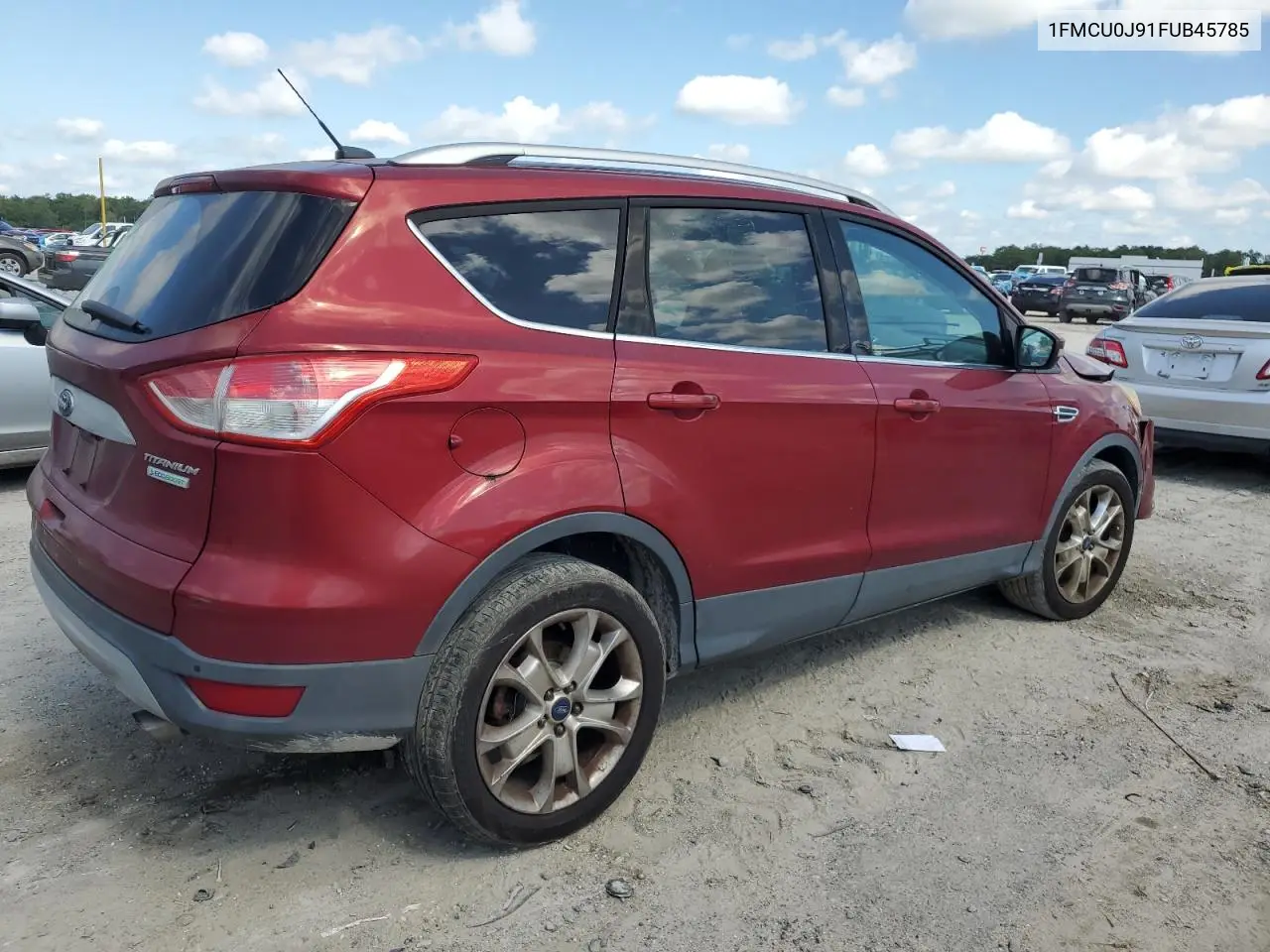 2015 Ford Escape Titanium VIN: 1FMCU0J91FUB45785 Lot: 56888455