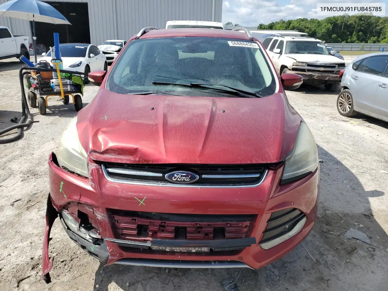 2015 Ford Escape Titanium VIN: 1FMCU0J91FUB45785 Lot: 56888455