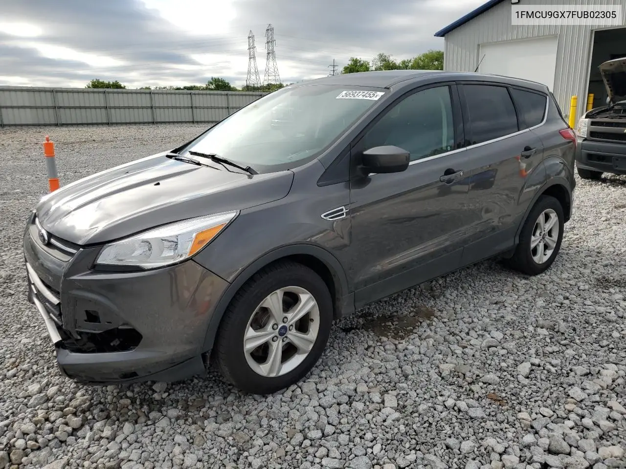 2015 Ford Escape Se VIN: 1FMCU9GX7FUB02305 Lot: 56937455