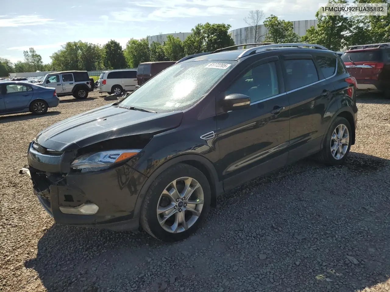 2015 Ford Escape Titanium VIN: 1FMCU9J92FUA35882 Lot: 61772205