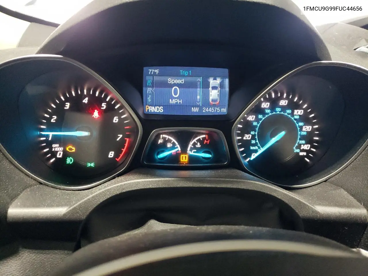 2015 Ford Escape Se VIN: 1FMCU9G99FUC44656 Lot: 62704565