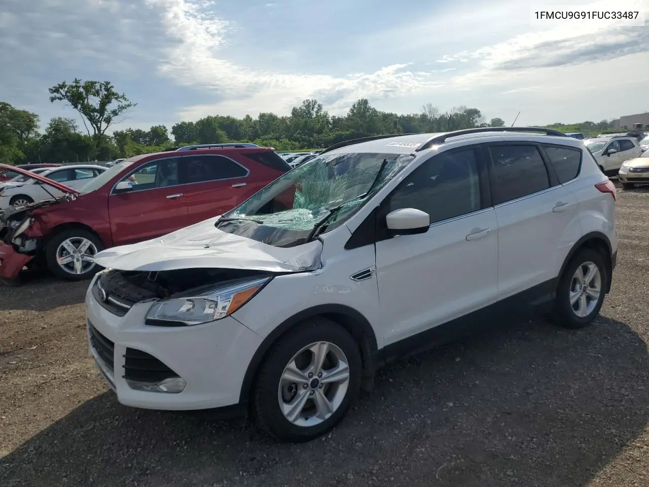 2015 Ford Escape Se VIN: 1FMCU9G91FUC33487 Lot: 62749535