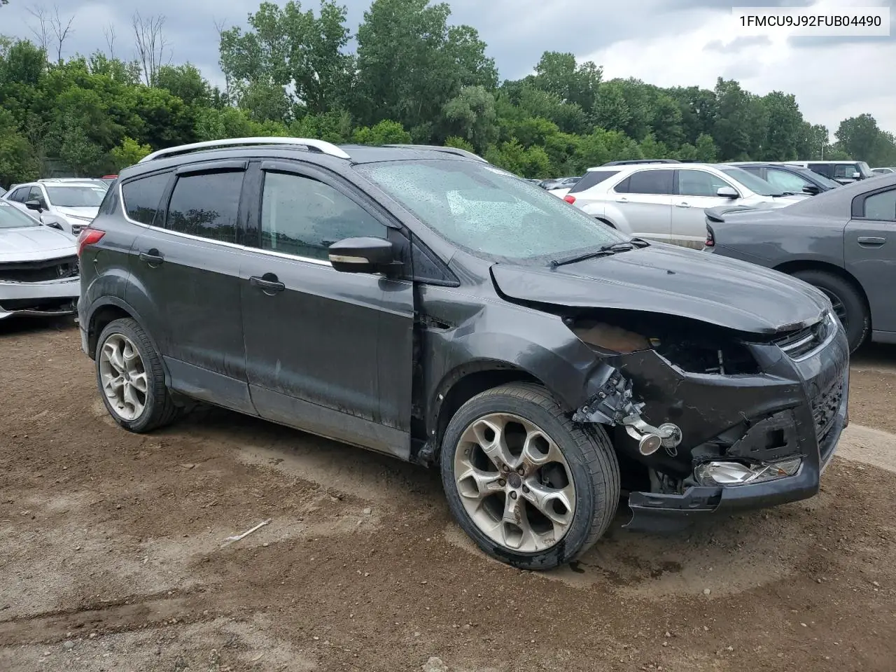 2015 Ford Escape Titanium VIN: 1FMCU9J92FUB04490 Lot: 62755405