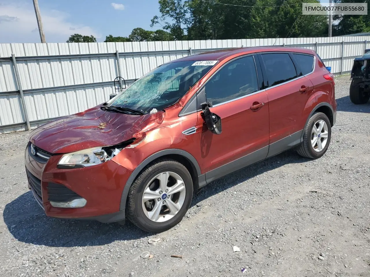 2015 Ford Escape Se VIN: 1FMCU0G77FUB55680 Lot: 62817085