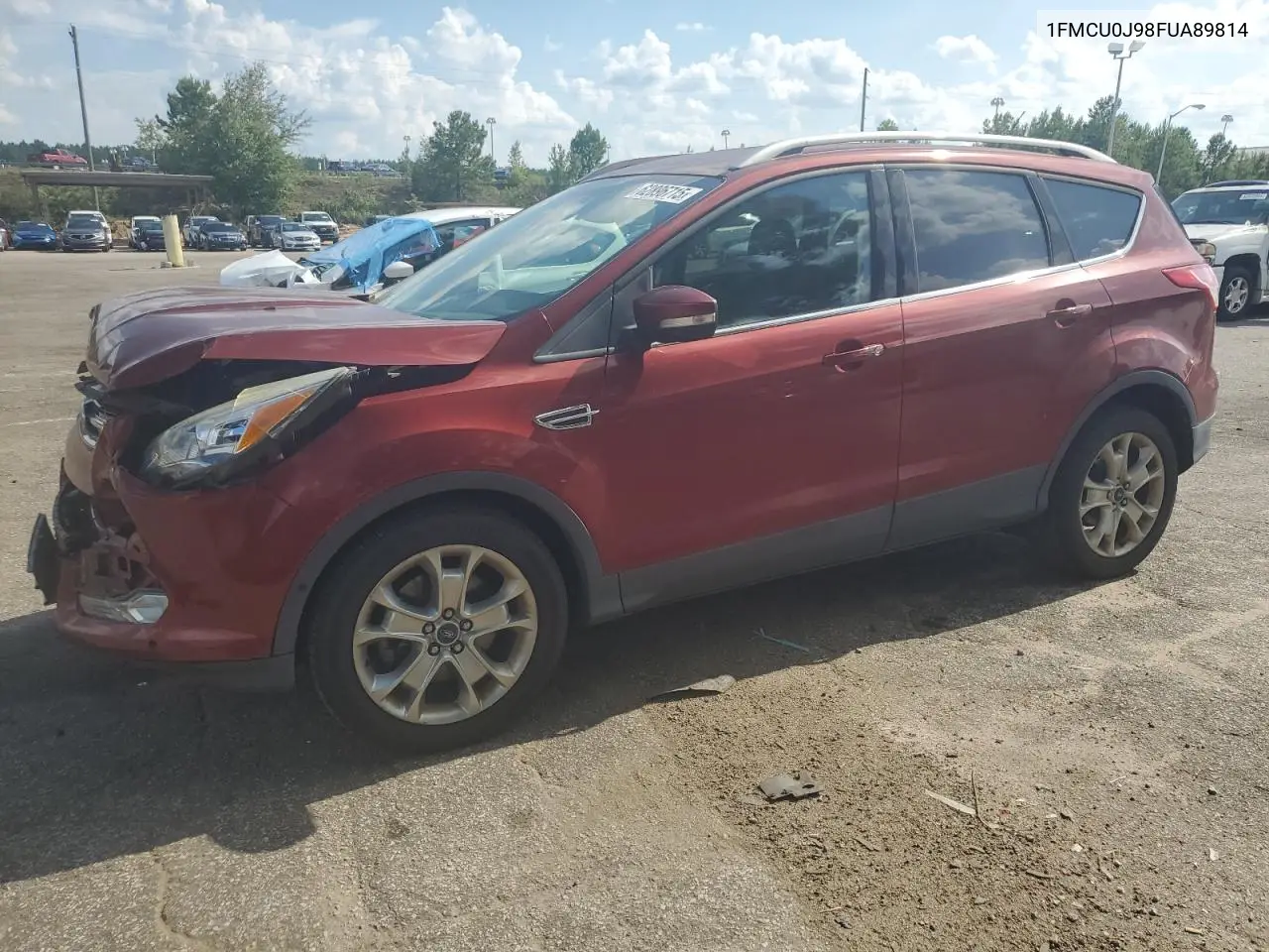 2015 Ford Escape Titanium VIN: 1FMCU0J98FUA89814 Lot: 62896715