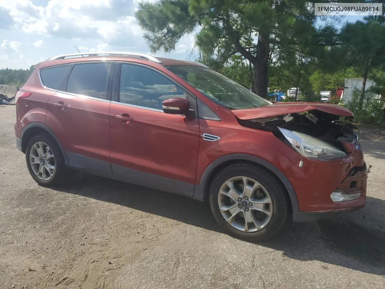 2015 Ford Escape Titanium VIN: 1FMCU0J98FUA89814 Lot: 62896715