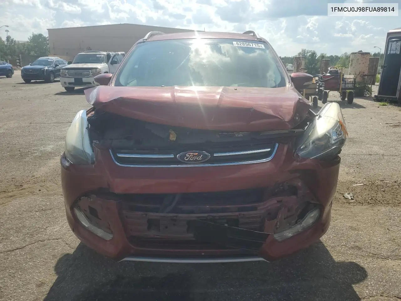 2015 Ford Escape Titanium VIN: 1FMCU0J98FUA89814 Lot: 62896715