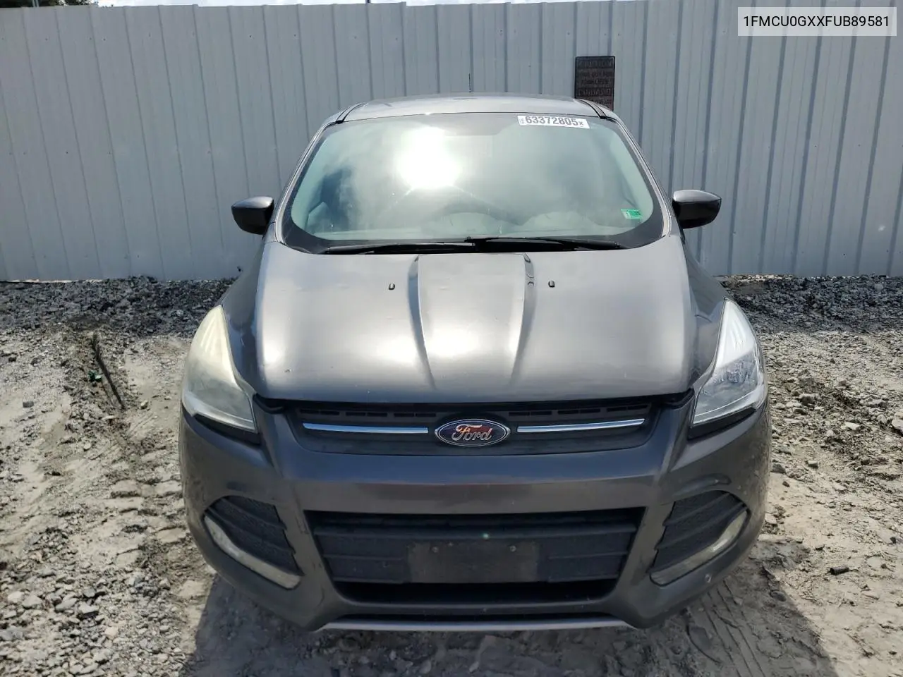 2015 Ford Escape Se VIN: 1FMCU0GXXFUB89581 Lot: 63372805