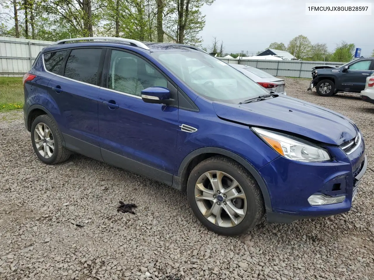 2016 Ford Escape Titanium VIN: 1FMCU9JX8GUB28597 Lot: 55515665