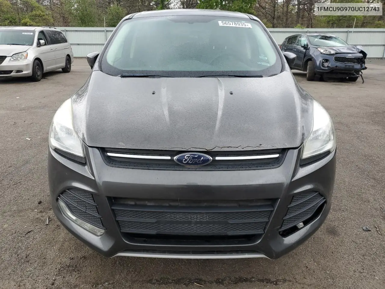 2016 Ford Escape Se VIN: 1FMCU9G97GUC12743 Lot: 56578935