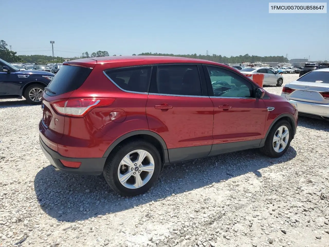 2016 Ford Escape Se VIN: 1FMCU0G70GUB58647 Lot: 56747615