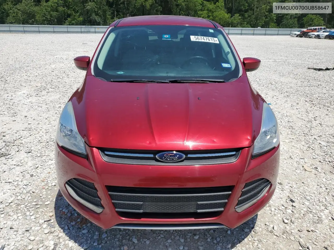 2016 Ford Escape Se VIN: 1FMCU0G70GUB58647 Lot: 56747615
