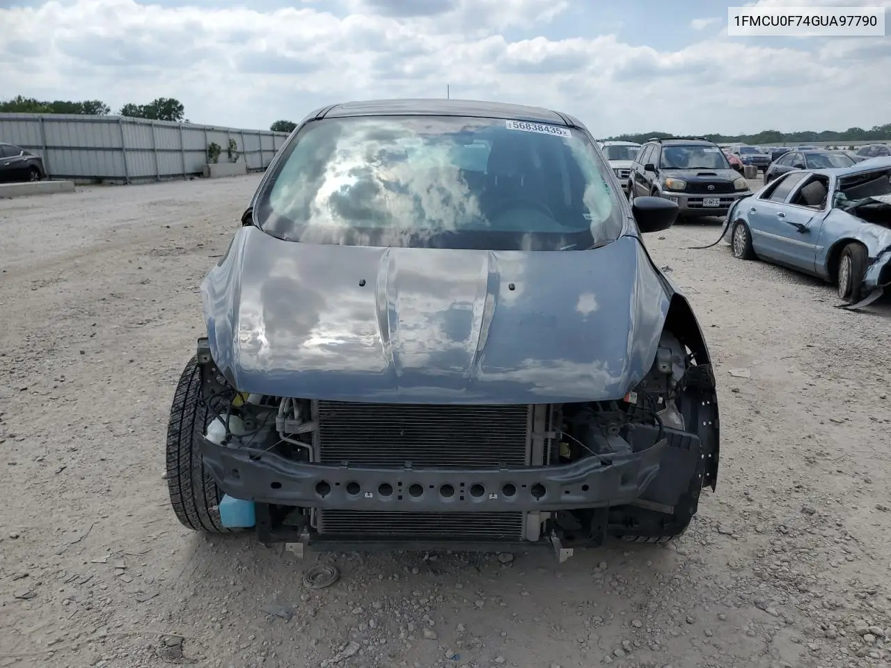 2016 Ford Escape S VIN: 1FMCU0F74GUA97790 Lot: 56838435