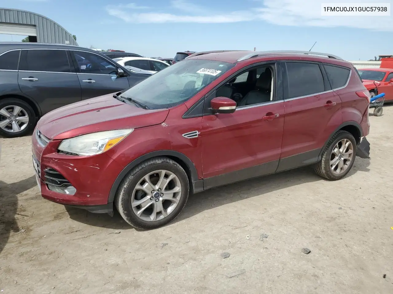 2016 Ford Escape Titanium VIN: 1FMCU0JX1GUC57938 Lot: 56874105