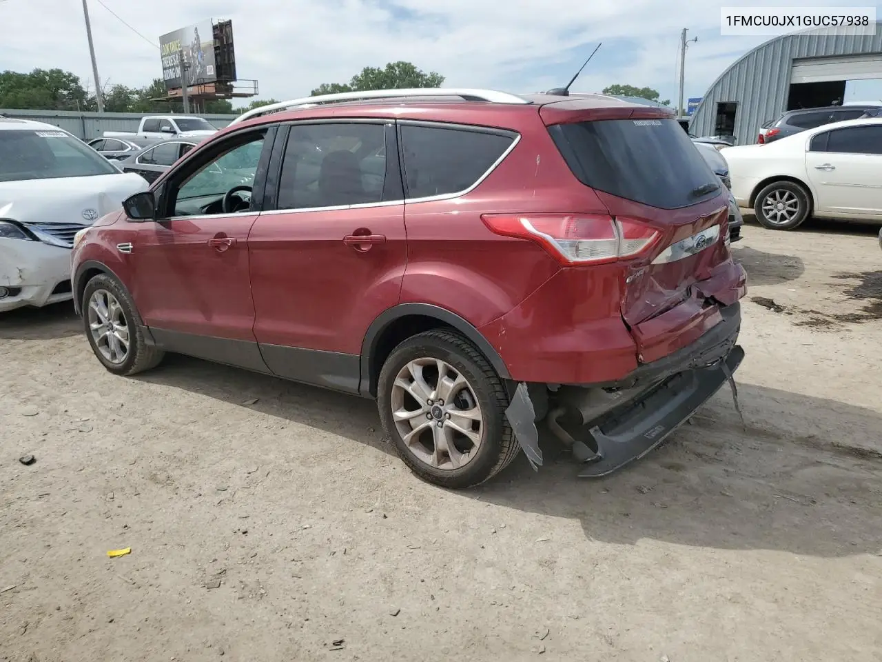 2016 Ford Escape Titanium VIN: 1FMCU0JX1GUC57938 Lot: 56874105