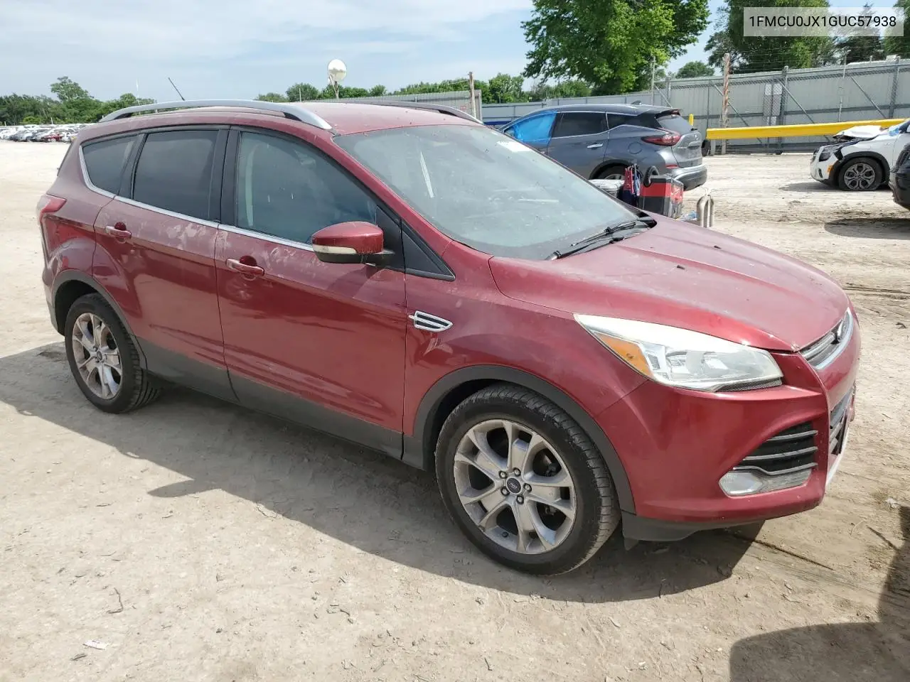 2016 Ford Escape Titanium VIN: 1FMCU0JX1GUC57938 Lot: 56874105