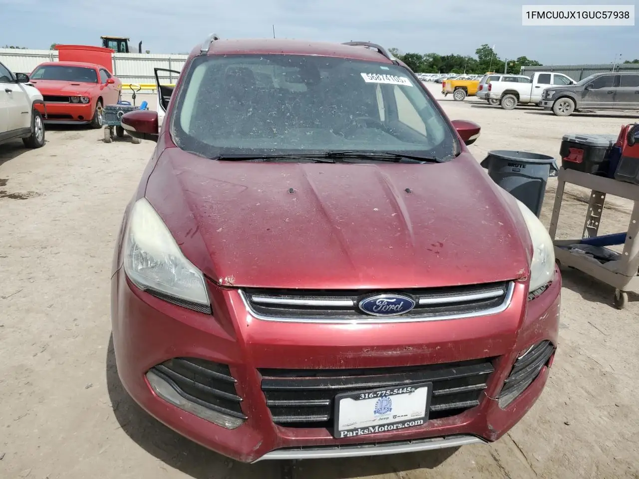 2016 Ford Escape Titanium VIN: 1FMCU0JX1GUC57938 Lot: 56874105