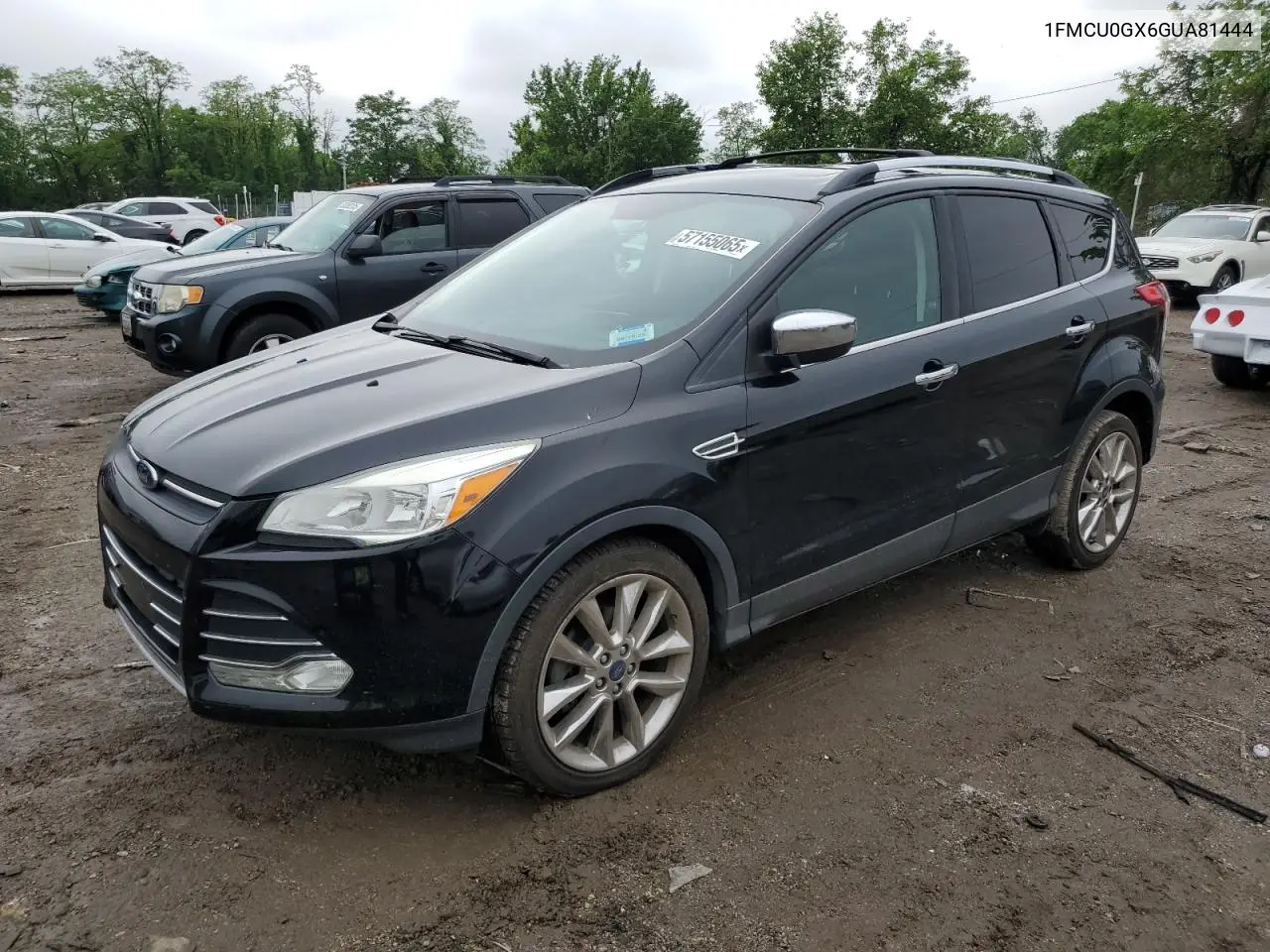 2016 Ford Escape Se VIN: 1FMCU0GX6GUA81444 Lot: 57155065