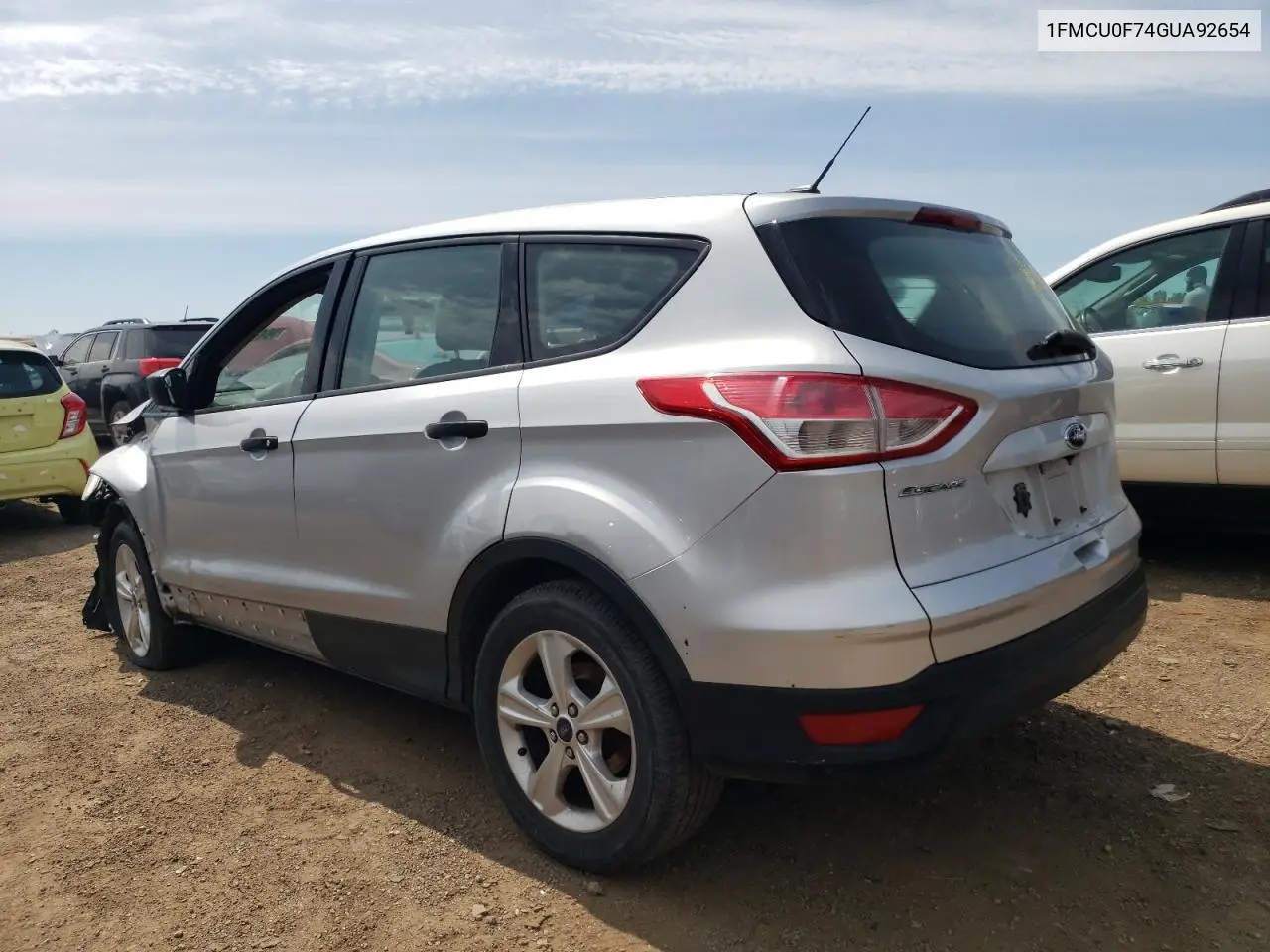 2016 Ford Escape S VIN: 1FMCU0F74GUA92654 Lot: 58445955