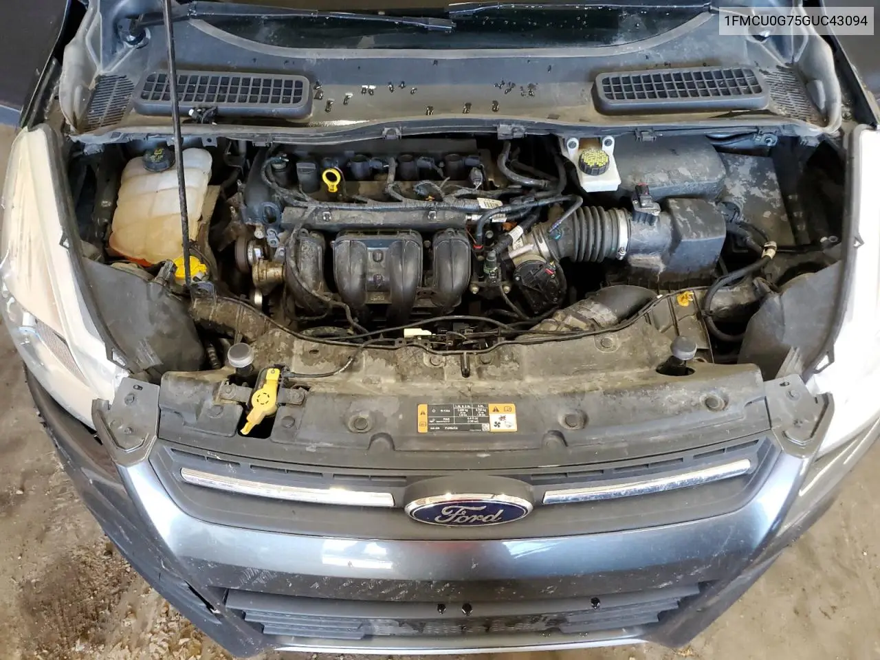 2016 Ford Escape Se VIN: 1FMCU0G75GUC43094 Lot: 62742905