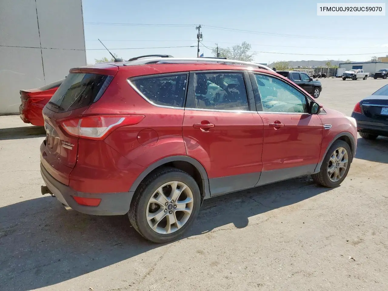 2016 Ford Escape Titanium VIN: 1FMCU0J92GUC59070 Lot: 62758105