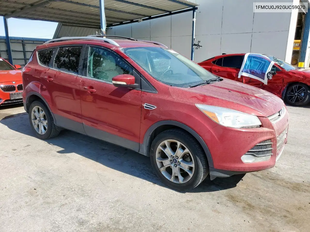 2016 Ford Escape Titanium VIN: 1FMCU0J92GUC59070 Lot: 62758105