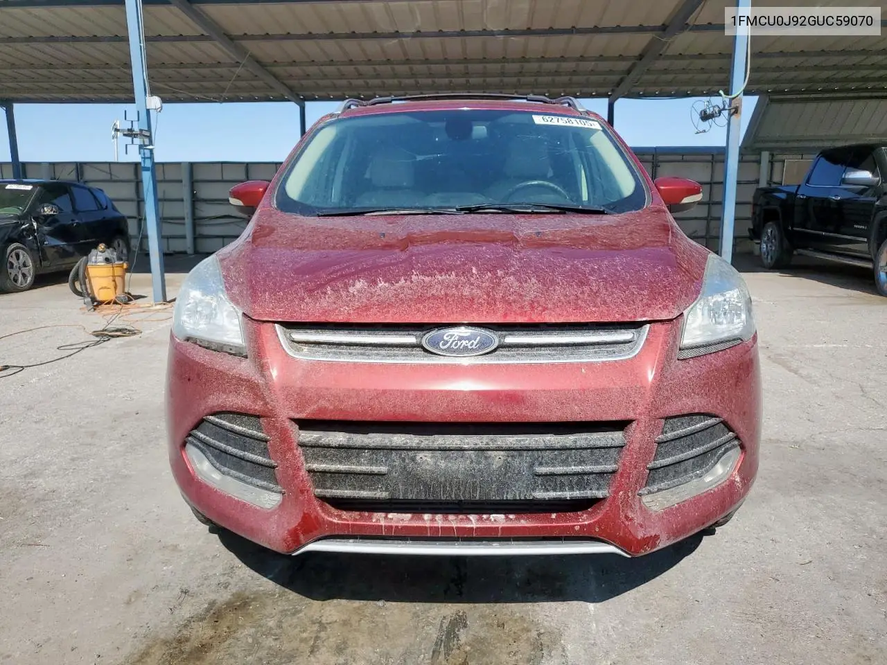 2016 Ford Escape Titanium VIN: 1FMCU0J92GUC59070 Lot: 62758105