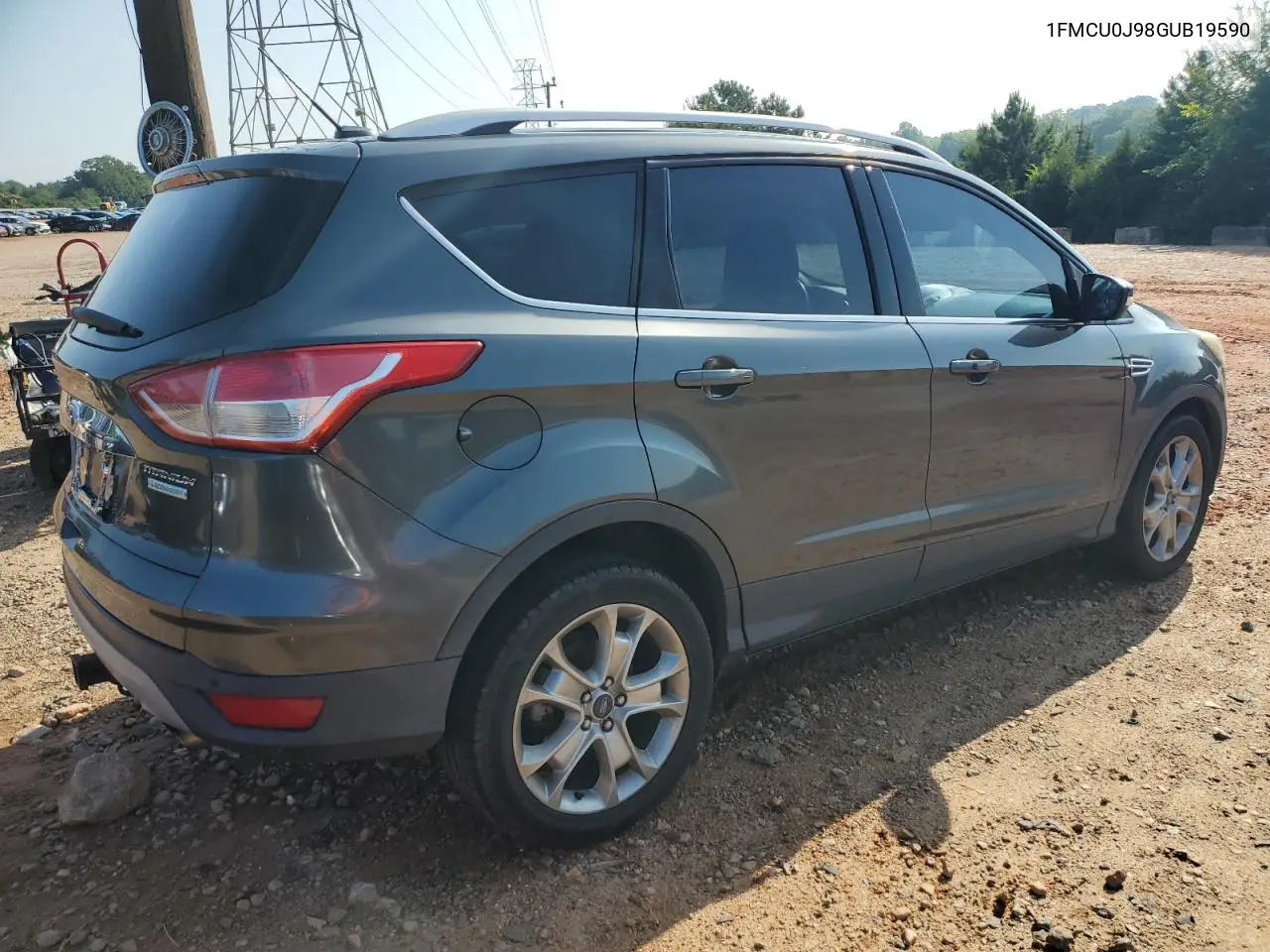 2016 Ford Escape Titanium VIN: 1FMCU0J98GUB19590 Lot: 62922055