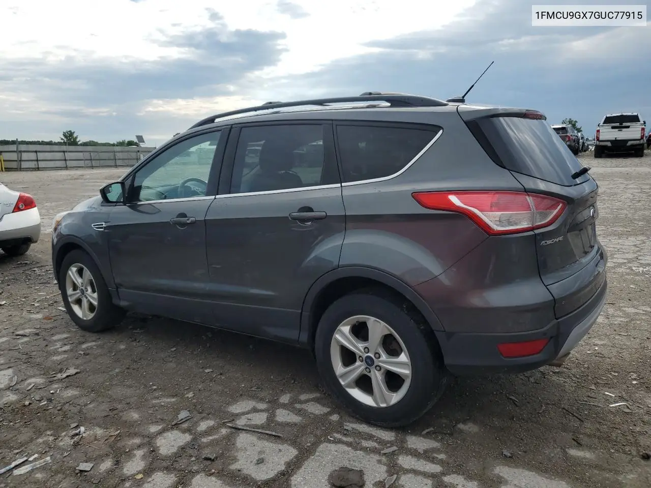 2016 Ford Escape Se VIN: 1FMCU9GX7GUC77915 Lot: 63032485