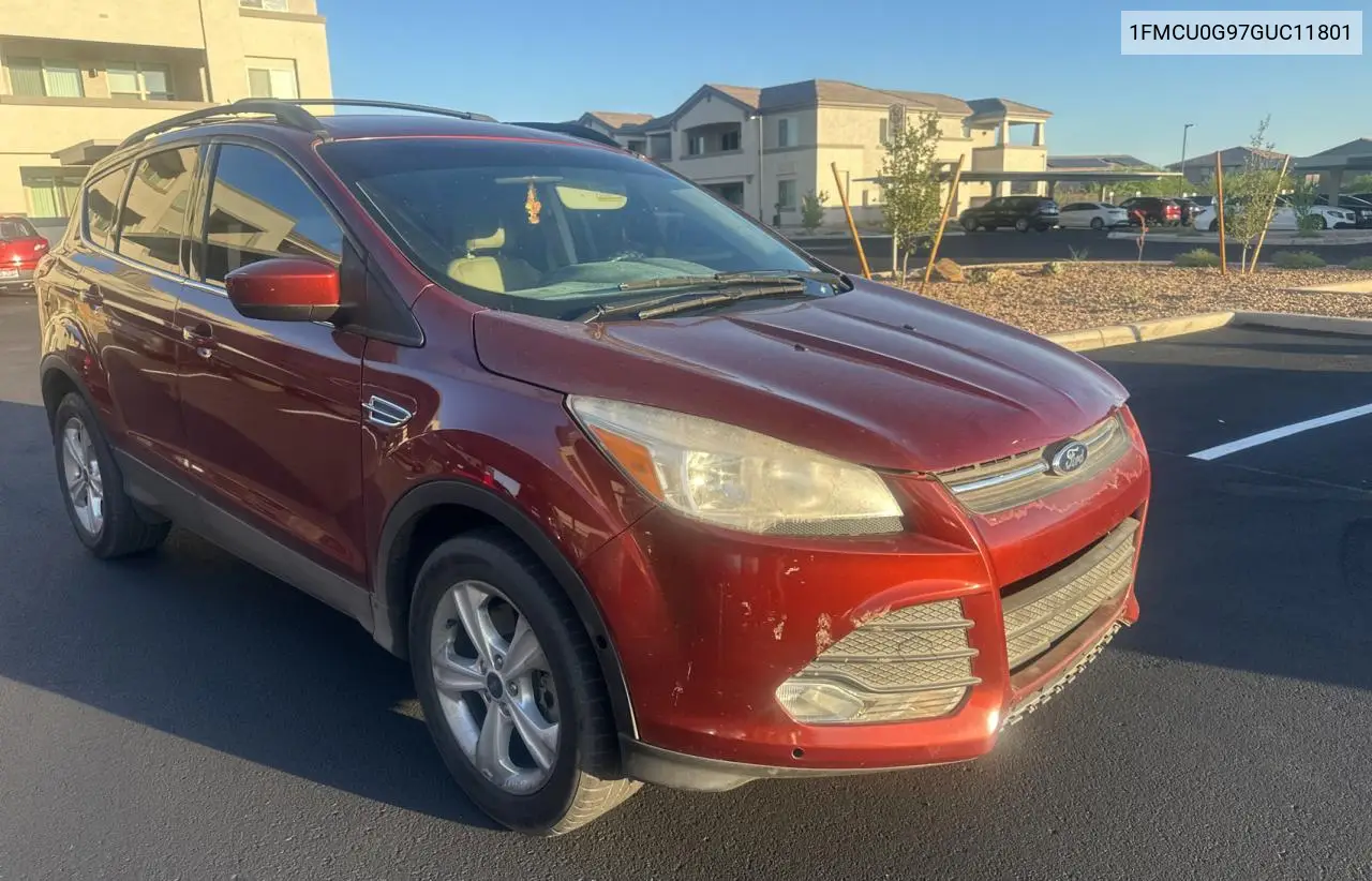 2016 Ford Escape Se VIN: 1FMCU0G97GUC11801 Lot: 63133965