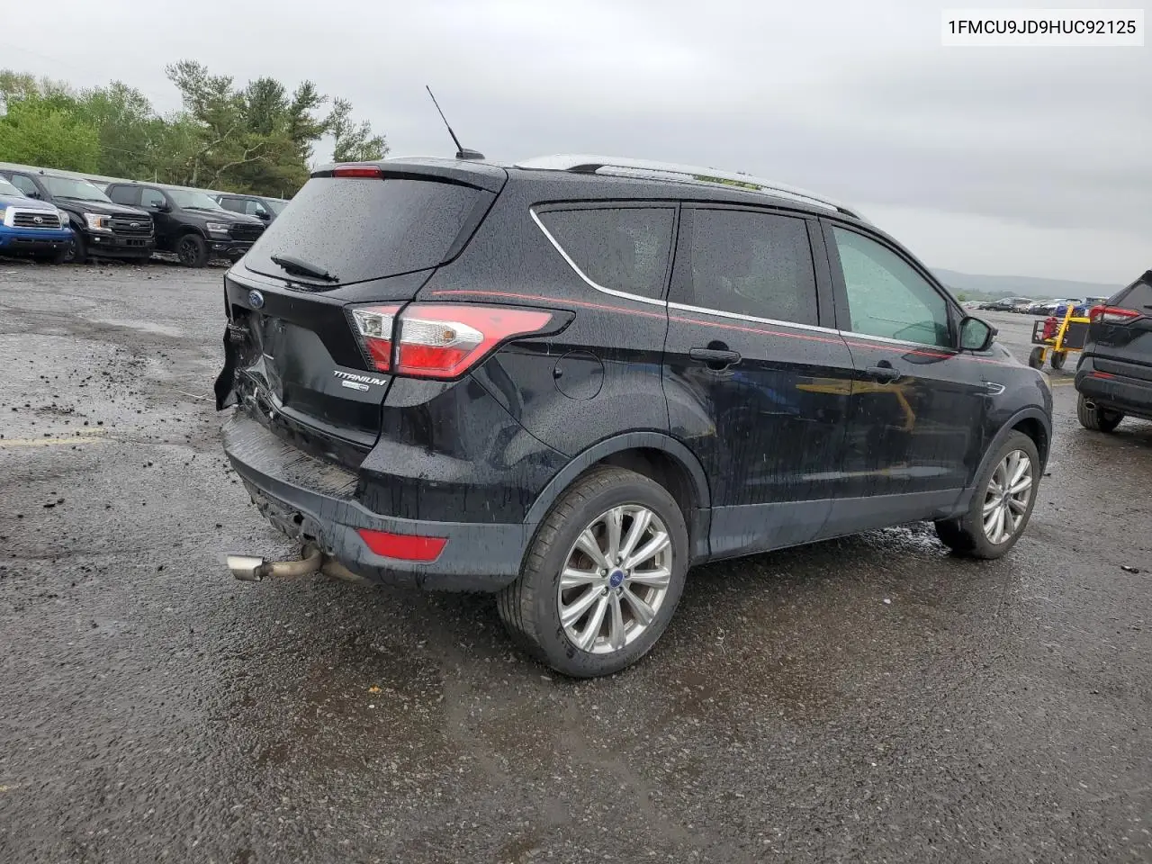 2017 Ford Escape Titanium VIN: 1FMCU9JD9HUC92125 Lot: 56580075