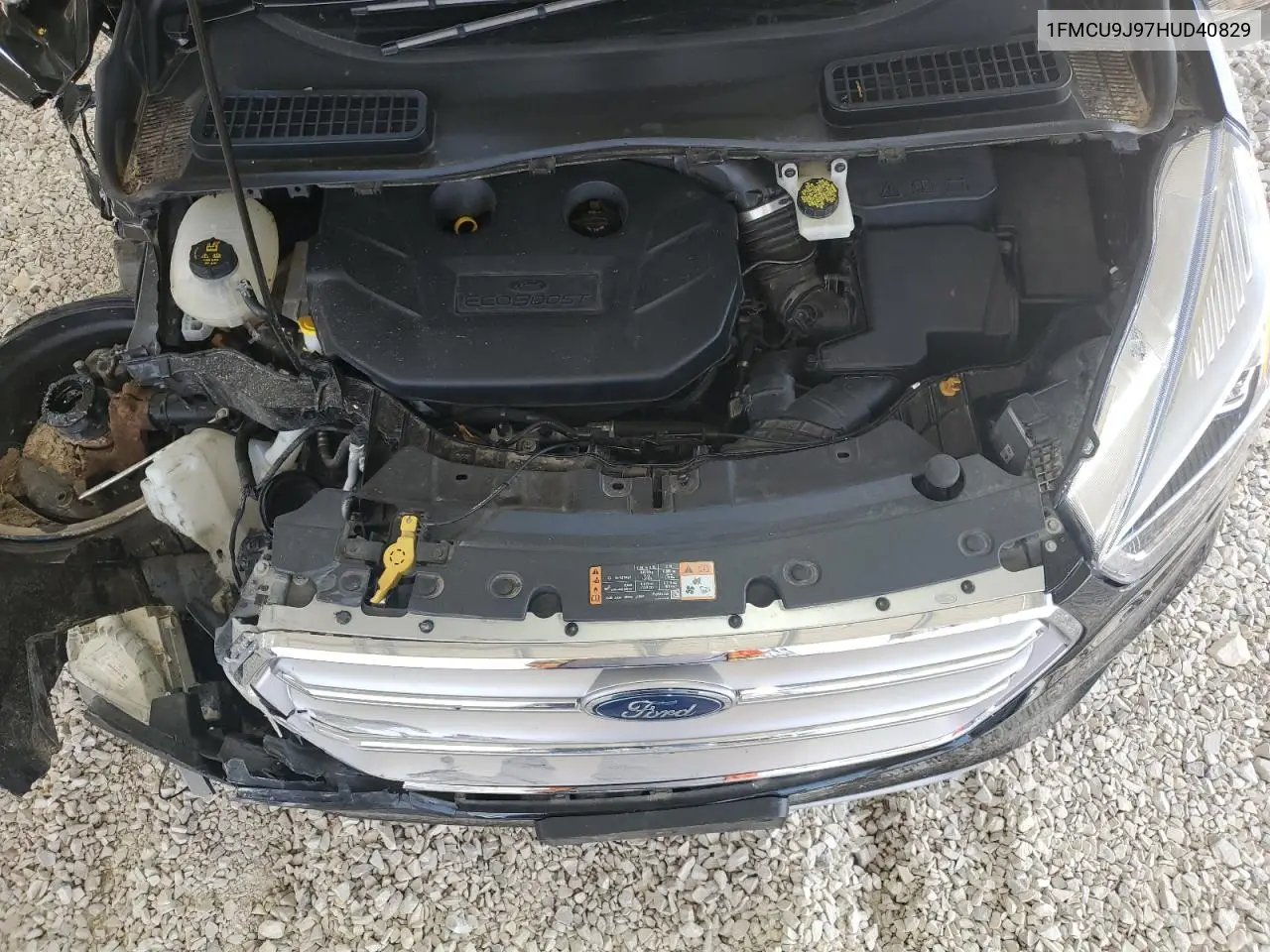 2017 Ford Escape Titanium VIN: 1FMCU9J97HUD40829 Lot: 56828865