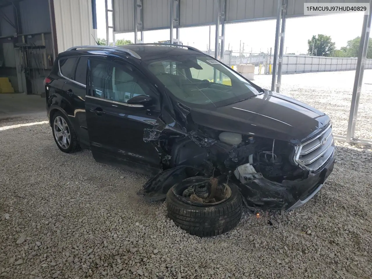 2017 Ford Escape Titanium VIN: 1FMCU9J97HUD40829 Lot: 56828865