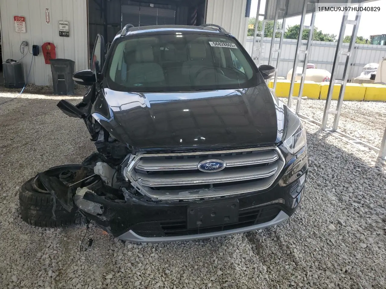 2017 Ford Escape Titanium VIN: 1FMCU9J97HUD40829 Lot: 56828865